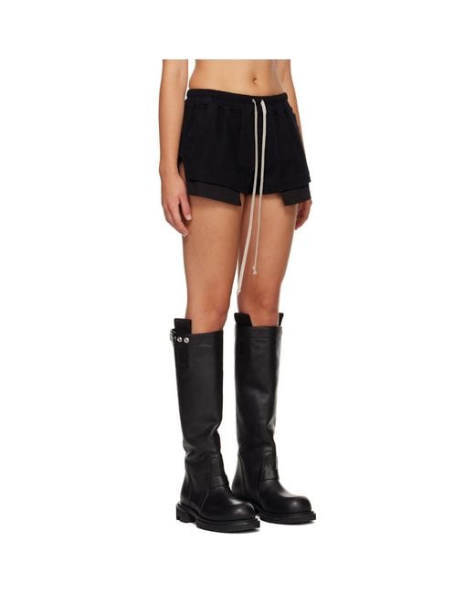 Rick Owens Black Tower Fog Boxer Shorts