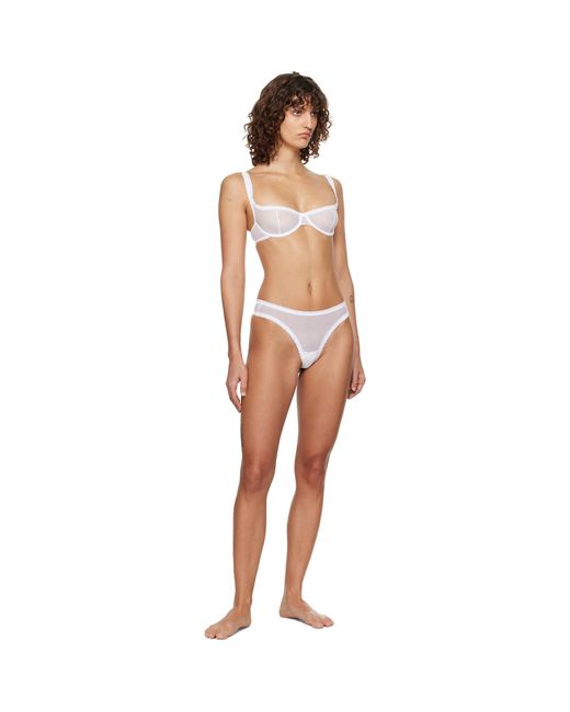 Fruity Booty White Moss Thong
