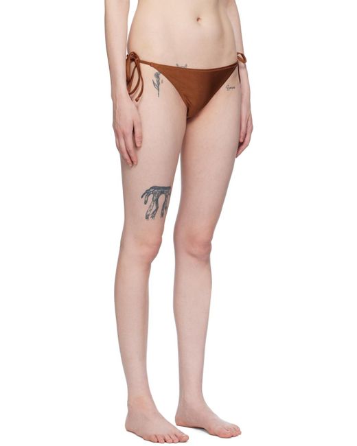 Ganni Multicolor String Bikini Bottoms