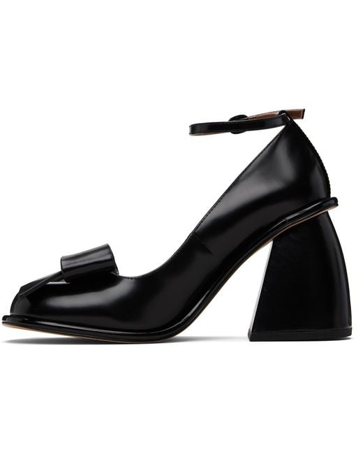 ShuShu/Tong Black Front Bow Heels
