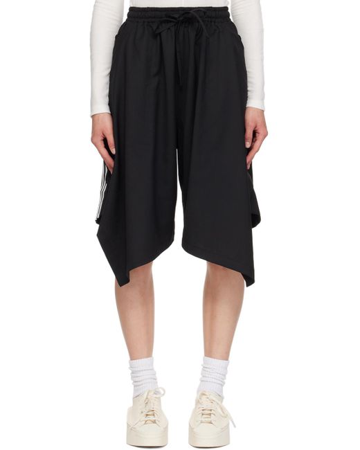 Y-3 Black Refined Woven Shorts