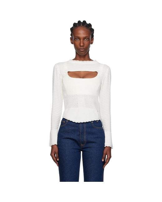 Vivienne Westwood Blue Maria Corset Top