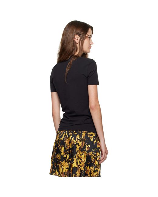 Versace Jeans Couture Black Jersey Stretch T-Shirt