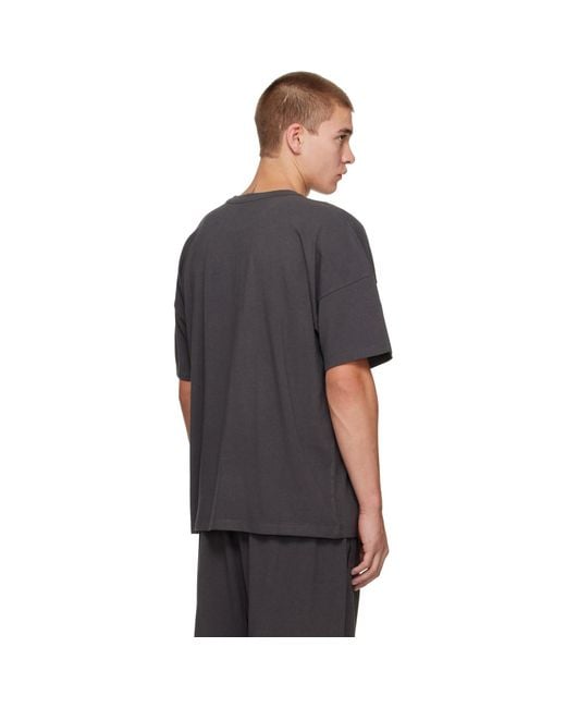 Skims Gray Jersey Lounge Oversized T-Shirt for men