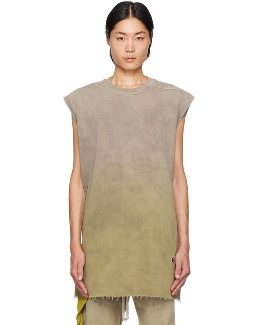 Rick Owens Multicolor Moncler + Taupe & Green Tank Top for men