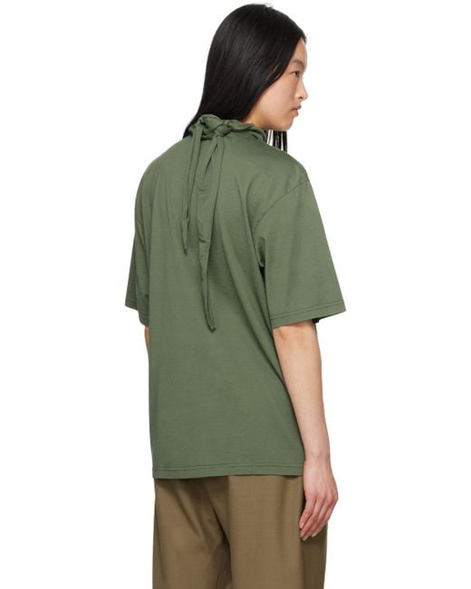 Lemaire ーン スカーフ Tシャツ Green