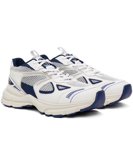 Axel Arigato Black White & Navy Marathon Runner Sneakers for men