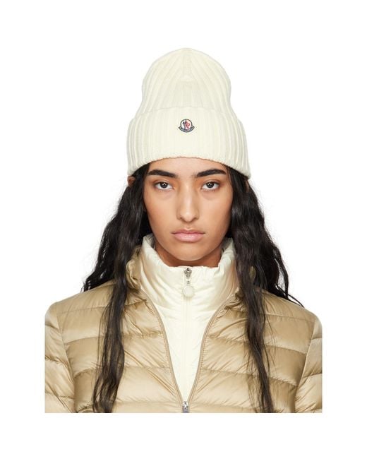 Moncler Natural Wool Beanie