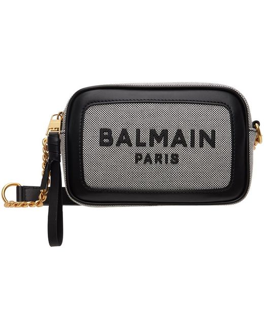 Balmain Black B-army Bag