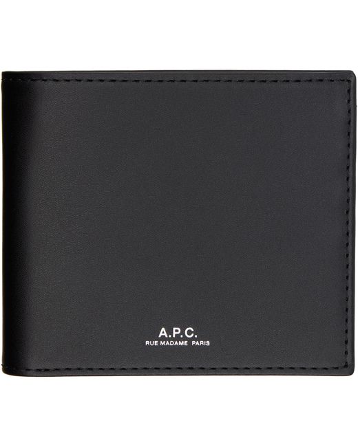 A.P.C. Black Aly Wallet for men
