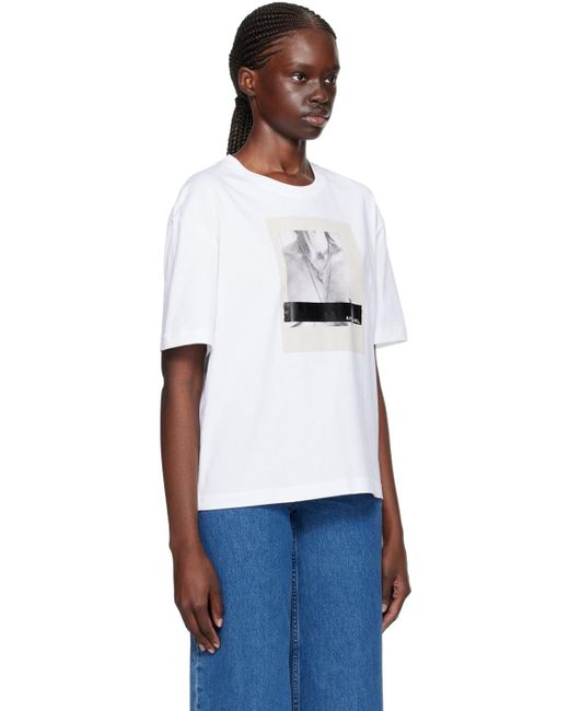 A.P.C. Black Natasha Ramsey-levi Edition New Heaven T-shirt