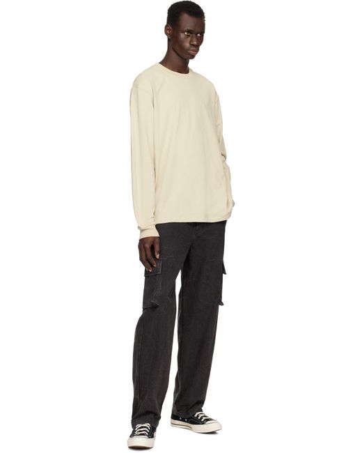 John Elliott Ls University T-Shirt in Black for Men | Lyst