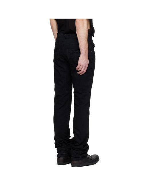 Julius Black Gusset Jeans for men