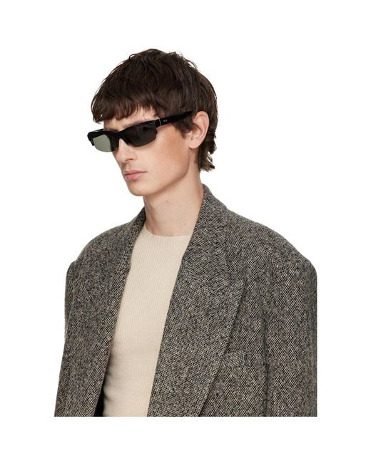 Retrosuperfuture Black Scatto Sunglasses for men