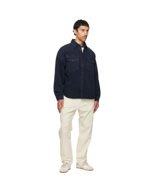 Citizens of Humanity Blue Shigoto Denim Shirt for men