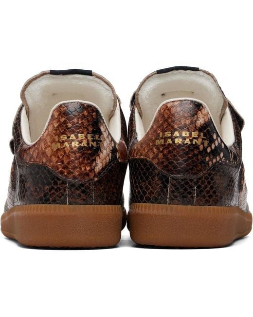 Isabel Marant Brown Beth Sneakers
