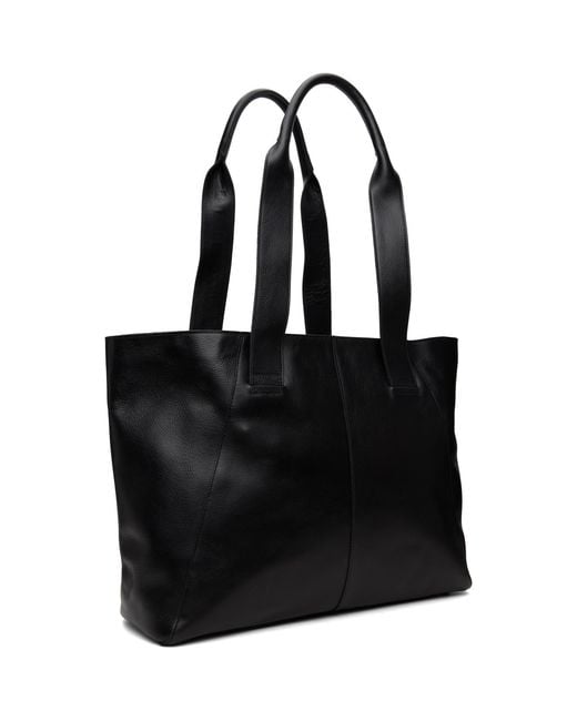 Dr. Martens Black Maxi Overdrive Leather Tote