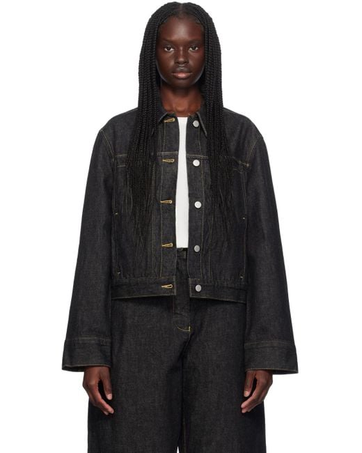 Studio Nicholson Black Tahoe Denim Jacket