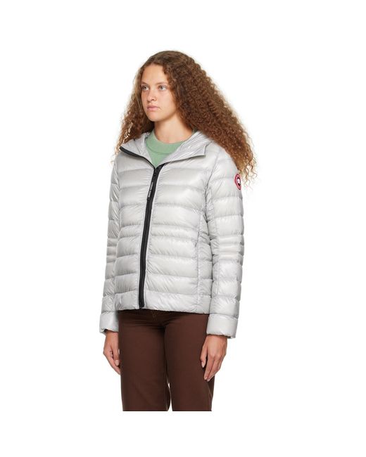 Canada Goose White Silver Cypress Down Jacket