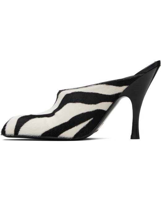 Khaite Black Colt Mule Heels