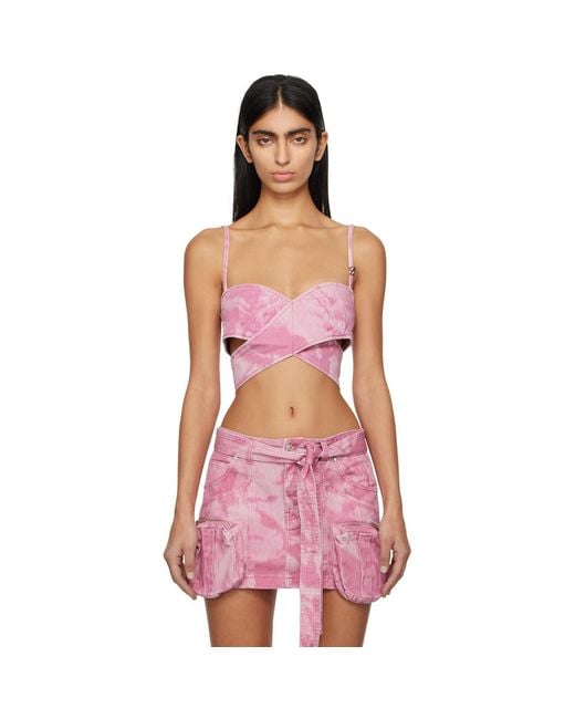 Blumarine Pink Denim Camisole