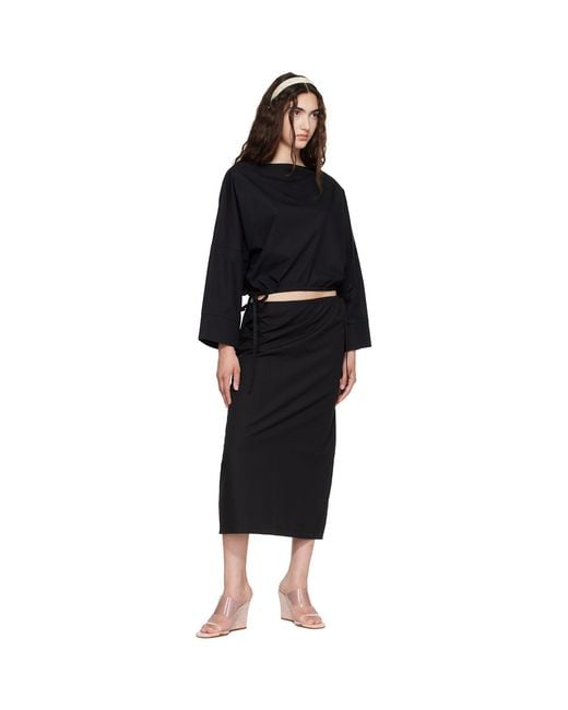Brooke Callahan Black Cuff Top