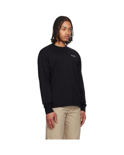 Givenchy Black Stamp Print T-Shirt for men