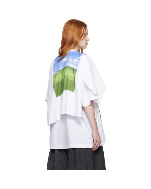 Vetements Blue Desktop Double Layered T-Shirt