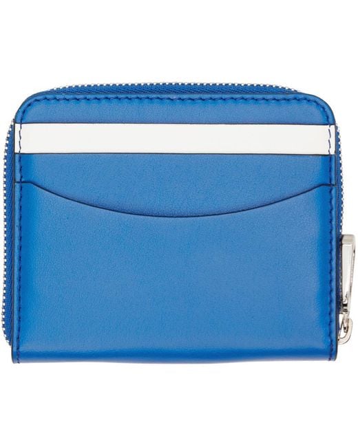 J.W. Anderson Blue & White Coin Wallet