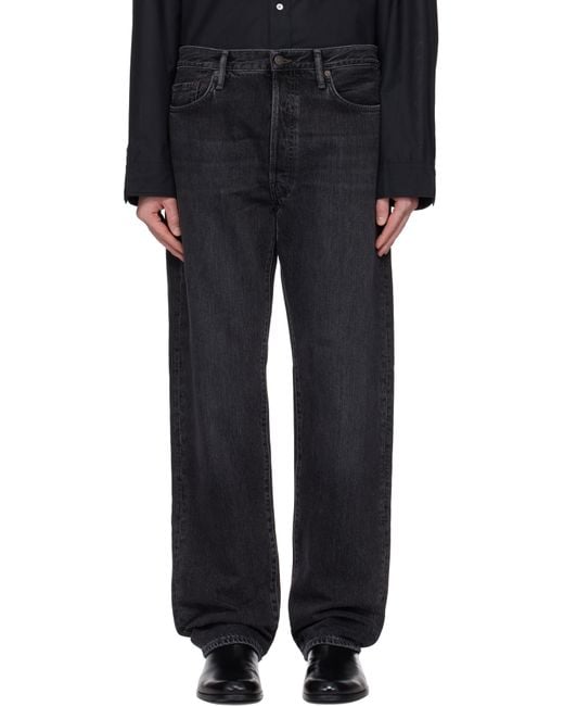 メンズ Acne ブラック 1999M ルーズフィット ジーンズ Black