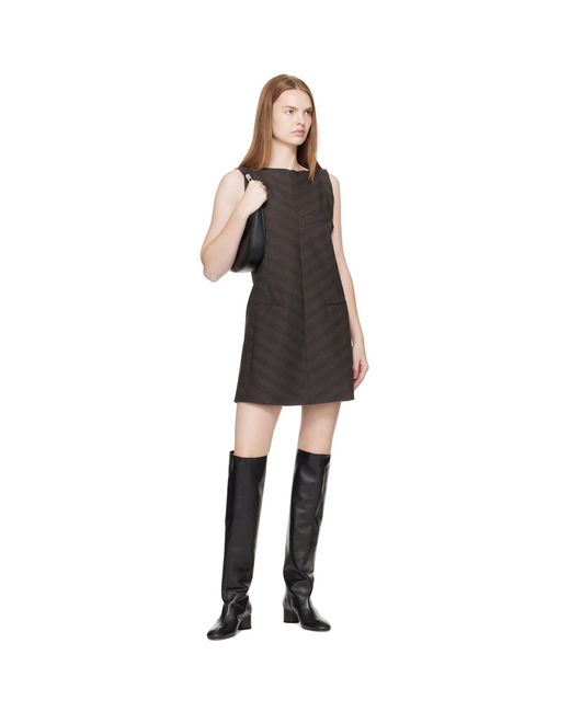 Aeyde Black Willa Leather Over-Knee Boots