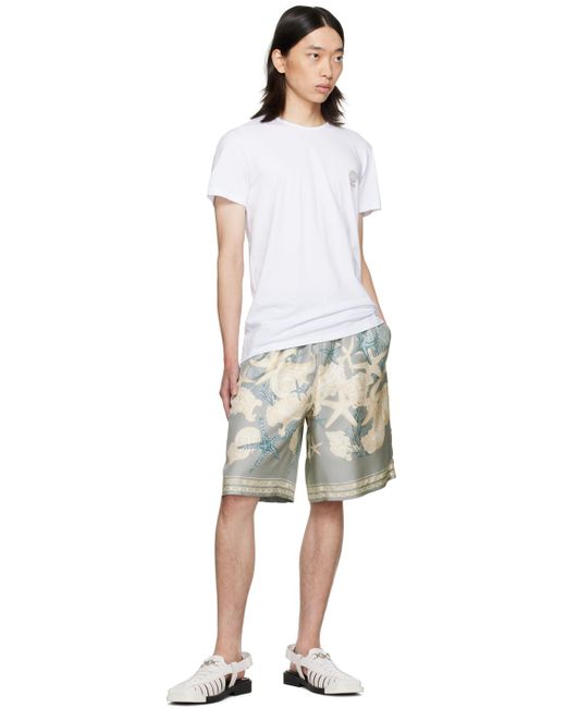 Versace White Two-Pack & Medusa T-Shirts for men