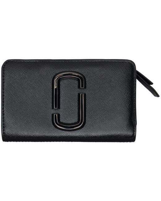 Marc Jacobs Black 'the Snapshot Compact' Wallet