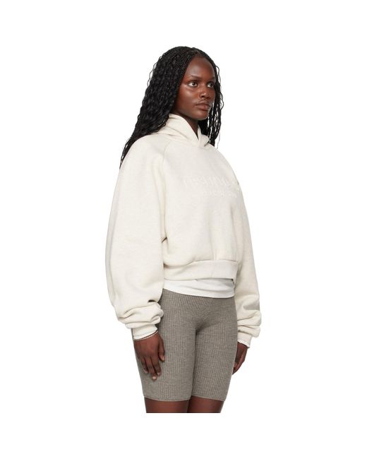 Fear Of God Gray Holiday Embossed 90S Raglan Hoodie