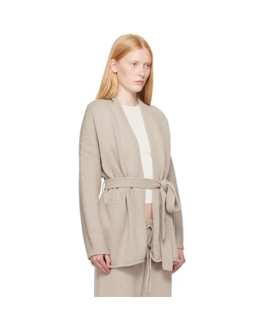 Lauren Manoogian Natural Taupe Coto Cardigan