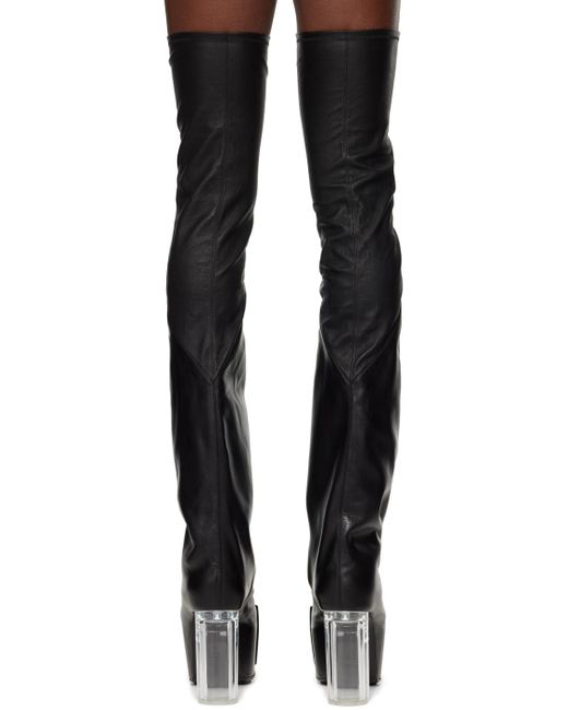 メンズ Rick Owens Porterville Fla Kiss 45 ブーツ ブラック | Lyst