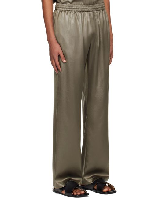 Filippa K Multicolor Taupe Shiny Track Trousers for men