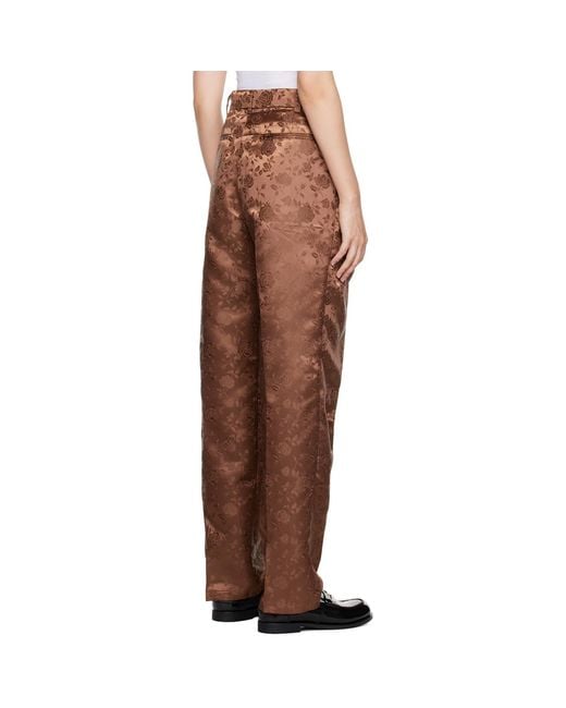 Tanner Fletcher Brown Clemence Trousers