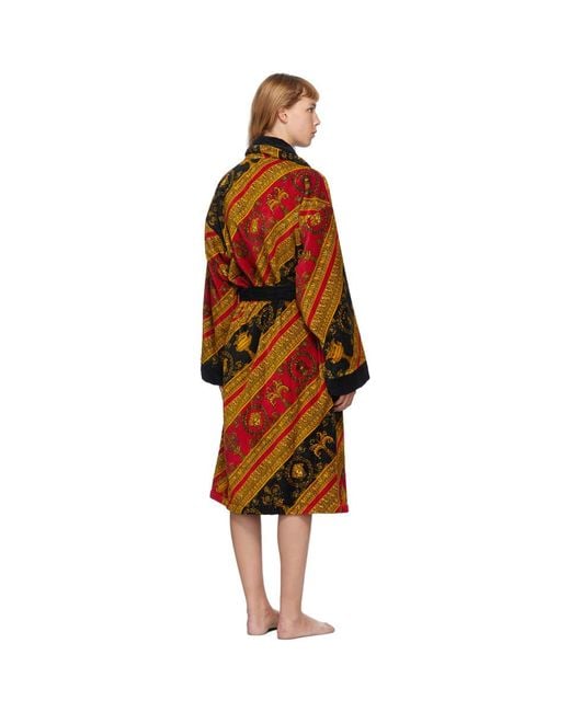 red versace robe cheap