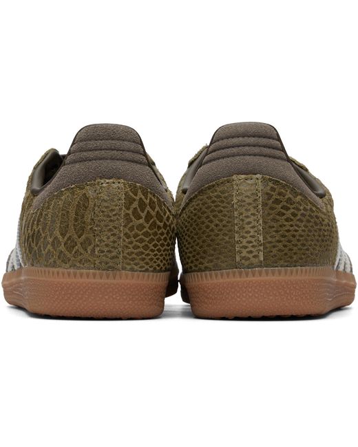 Adidas Originals Brown Samba Og Sneakers