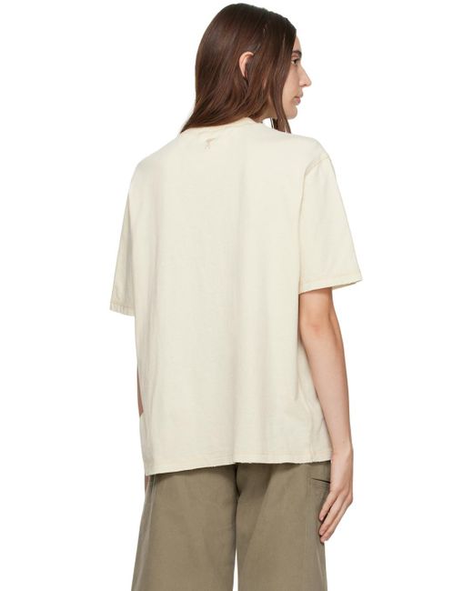 AMI Fade Out Tシャツ Natural