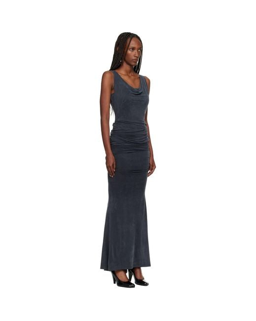 Vivienne Westwood Black Liz Jersey Maxi Dress