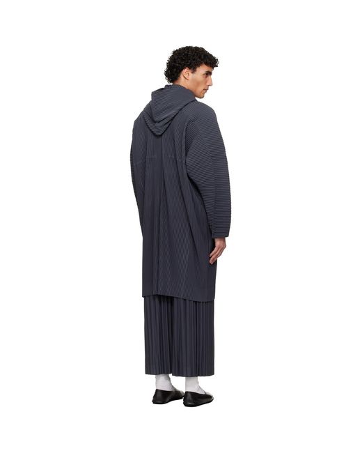 Homme Plissé Issey Miyake Black Monthly Colors December Coat for men