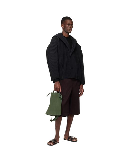 Homme Plissé Issey Miyake Black Wear Or Wrap Shorts for men