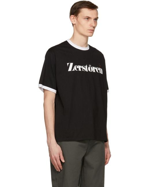 メンズ Undercover ブラック Zerstören T シャツ ブラック | Lyst