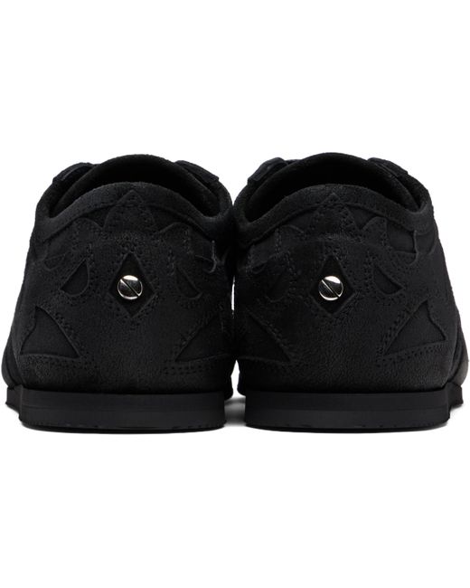 Ann Demeulemeester Black Milton Low-Top Boxing Sneakers for men