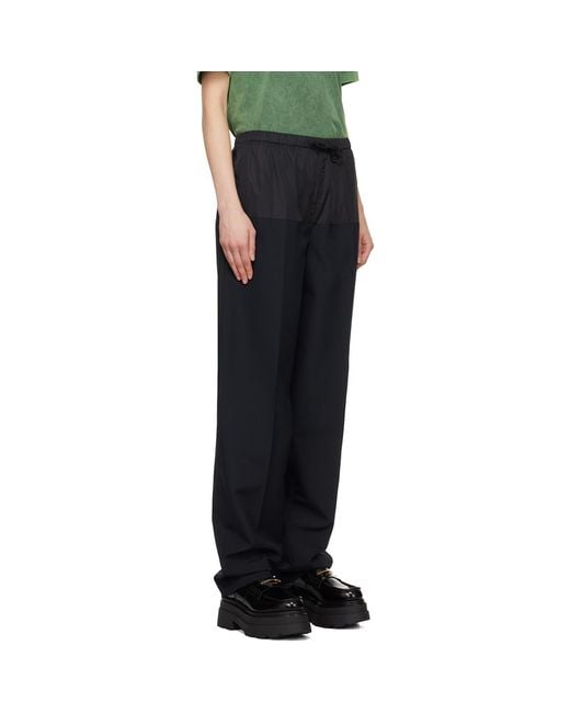 Alexander Wang Black Articulated Trousers