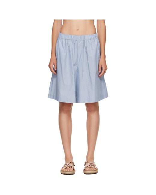Baserange Blue Claude Shorts