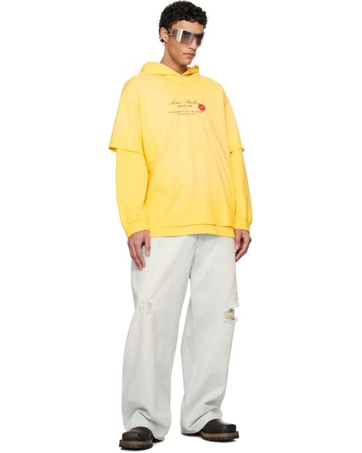 メンズ Acne ブルー 2023M スーパー バギーフィット ジーンズ White