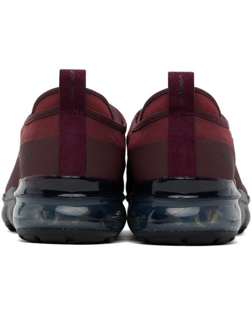 Nike Black Burgundy Air Vapormax Moc Roam Sneakers for men